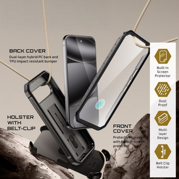 Supcase Google Pixel 10/Pixel 10 Pro Cover UB Pro Sort