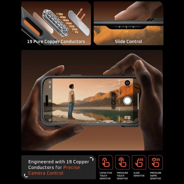 Supcase iPhone 17 Pro Max Cover UB Grip MagSafe Orange