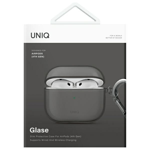 UNIQ AirPods 4 Cover Glase Sort
