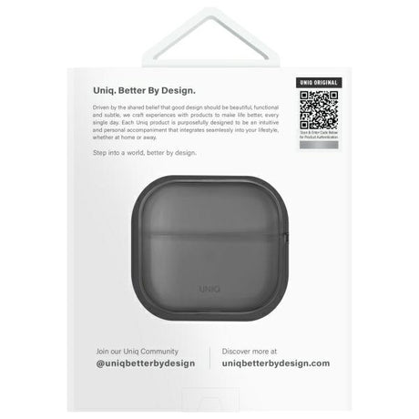 UNIQ AirPods 4 Cover Glase Sort
