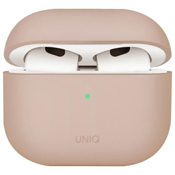 UNIQ AirPods 4 Cover Lino Rosa