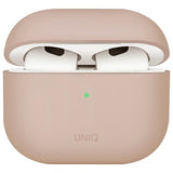 UNIQ AirPods 4 Cover Lino Rosa