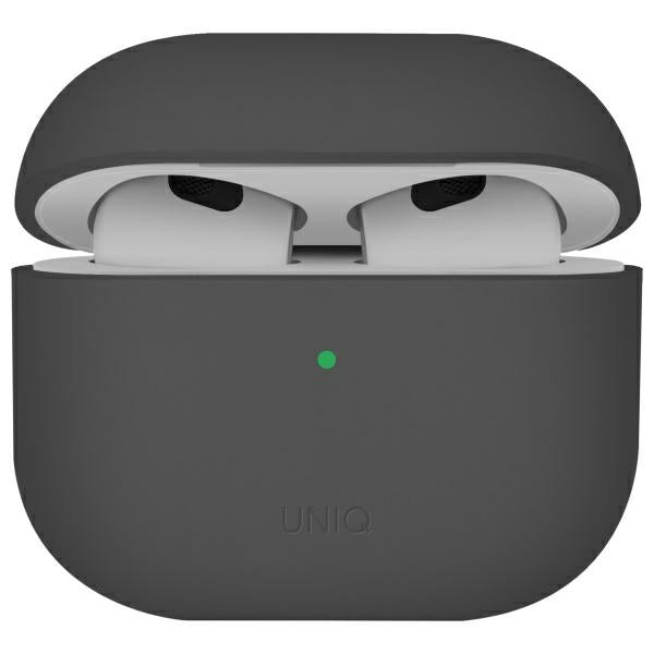 UNIQ AirPods 4 Cover Lino Grå