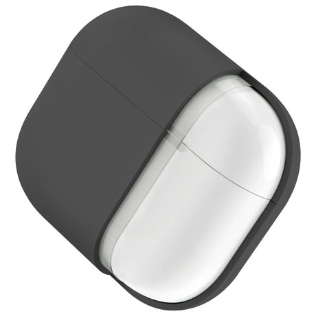 UNIQ AirPods 4 Cover Lino Grå