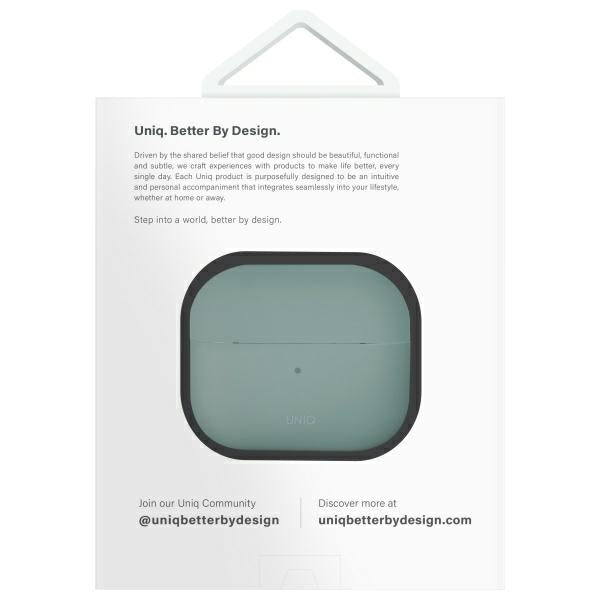 UNIQ AirPods 4 Cover Lino Grøn