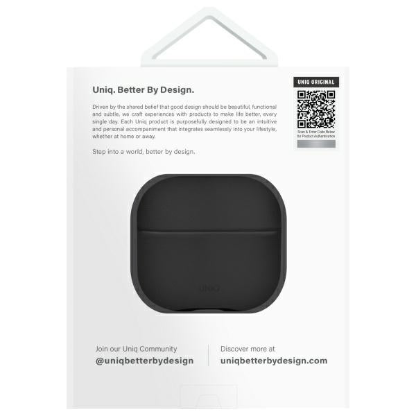 UNIQ AirPods 4 Cover Lyden DS Sort