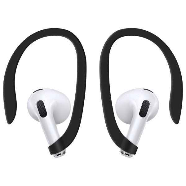 UNIQ AirPods 4 Cover med Earhooks Nexo Sort