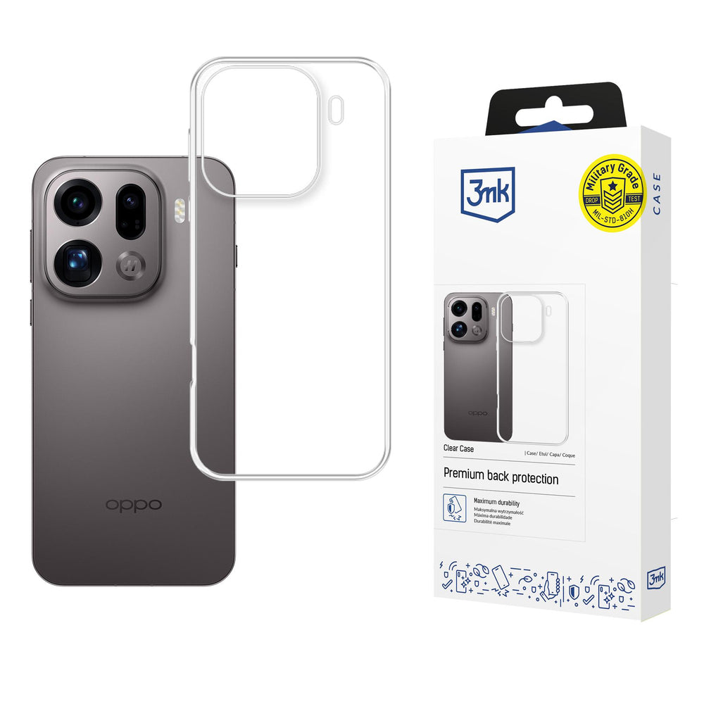 3mk Oppo Find X9 Pro Cover Klar Case Transparent