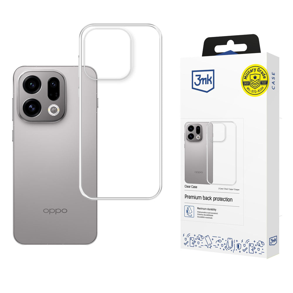 3mk Oppo Find X9 Cover Klar Case Transparent