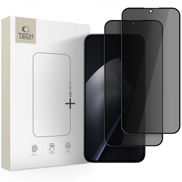 Tech-Protect Xiaomi 15T/15T Pro Skærmbeskyttelse Glass Spy+ 2-pak