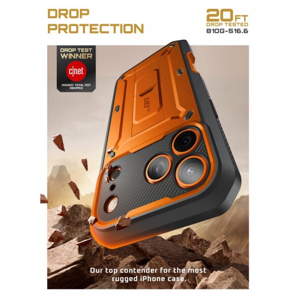 Supcase iPhone 17 Pro Max Cover UB Pro Orange