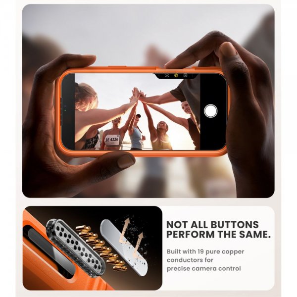 Supcase iPhone 17 Pro Max Cover Ares Flip MagSafe Orange