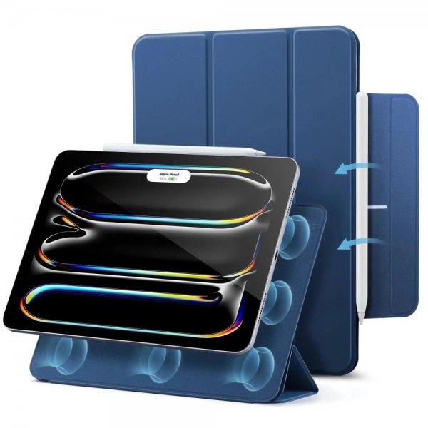 ESR iPad Pro 13 (M4/M5) Cover Rebound Magnetic Blå