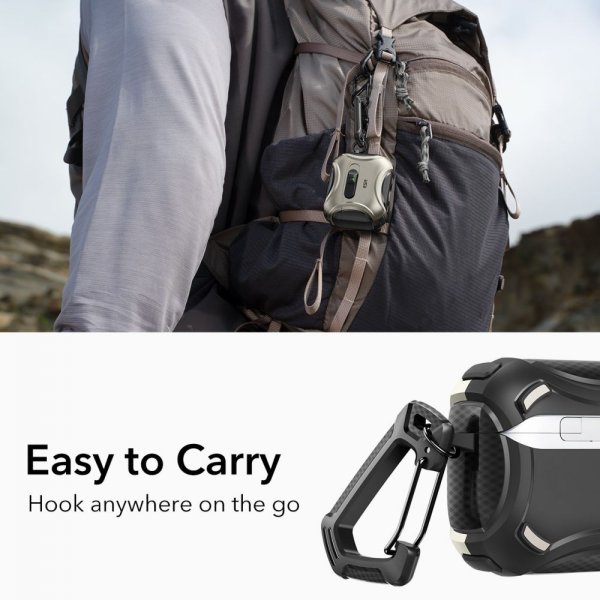 ESR AirPods Pro 3 Cover Cyber FlickLock MagSafe Sølv