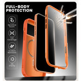 Supcase iPhone 17 Pro Cover Ares Flip MagSafe Orange