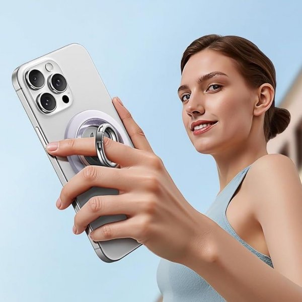 ESR MagSafe Mobilring HaloLock Phone Holder Lilla