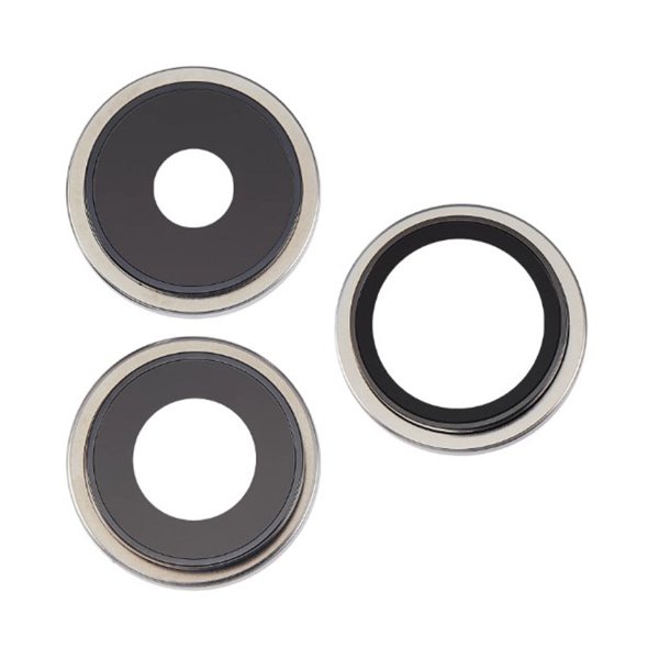 Kameralinse med metalramme iPhone 15 Pro - Hvid
