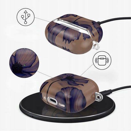 Tech-Protect AirPods 4/5 Cover Lamano Blommigt