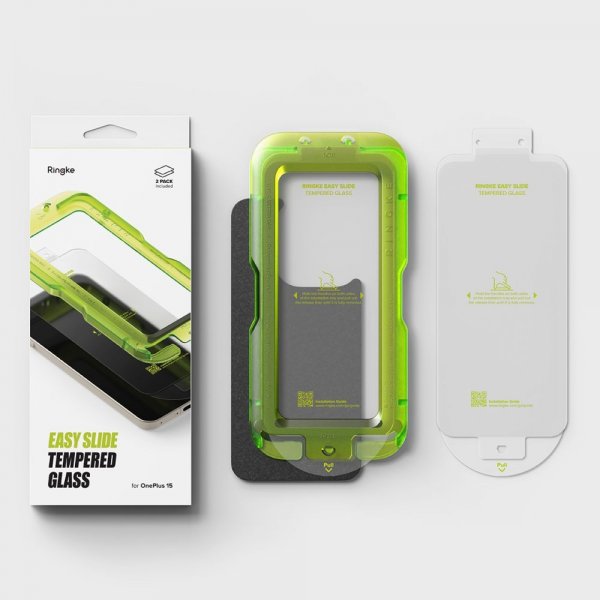 Ringke OnePlus 15 Skærmbeskytter Easy Slide 2-pak