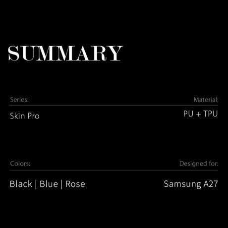 Dux Ducis Samsung Galaxy A27 Etui Skin Pro Series Sort