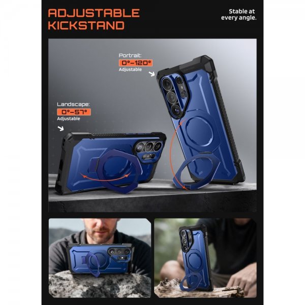 Supcase Samsung Galaxy S26 Cover UB Grip MagSafe Blå