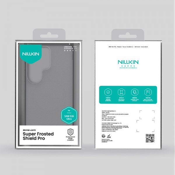 Nillkin Samsung Galaxy S26 Ultra Cover Super Frosted Shield Pro Transparent Sort
