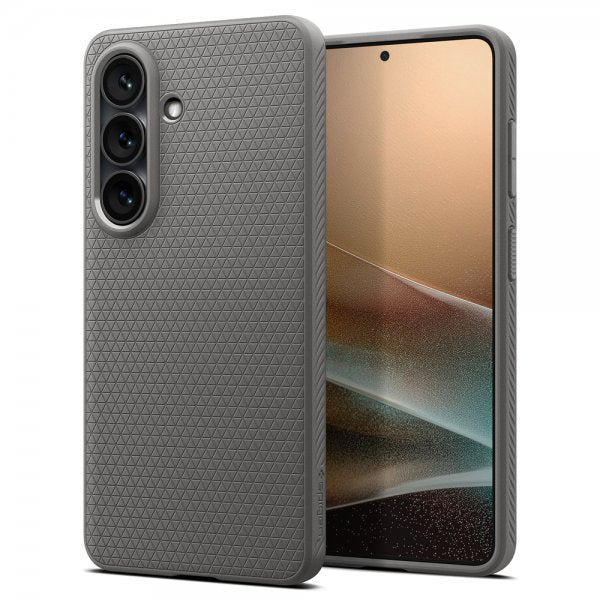 Spigen Samsung Galaxy S26 Cover Liquid Air Marble Gray