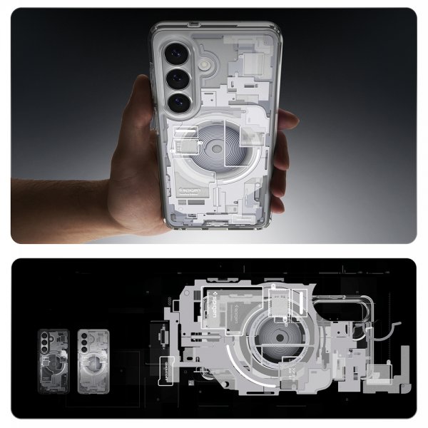 Spigen Samsung Galaxy S26 Skal Ultra Hybrid MagFit Zero One Hvid