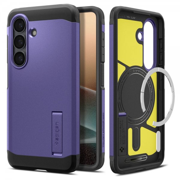 Spigen Samsung Galaxy S26 Plus Cover Tough Armor MagFit Ash Violet