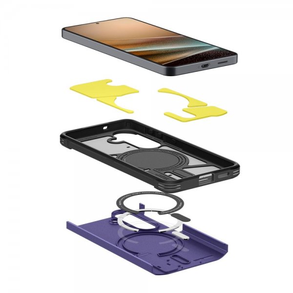 Spigen Samsung Galaxy S26 Plus Cover Tough Armor MagFit Ash Violet