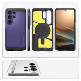 Spigen Samsung Galaxy S26 Ultra Cover Tough Armor MagFit Ash Violet