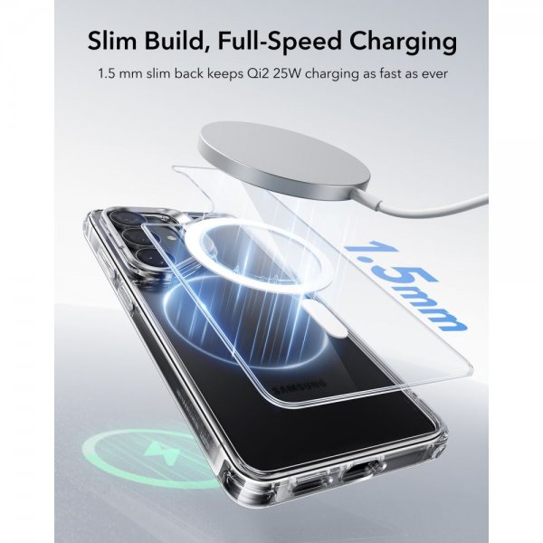 ESR Samsung Galaxy S26 Cover Classic Hybrid Kickstand MagSafe Transparent