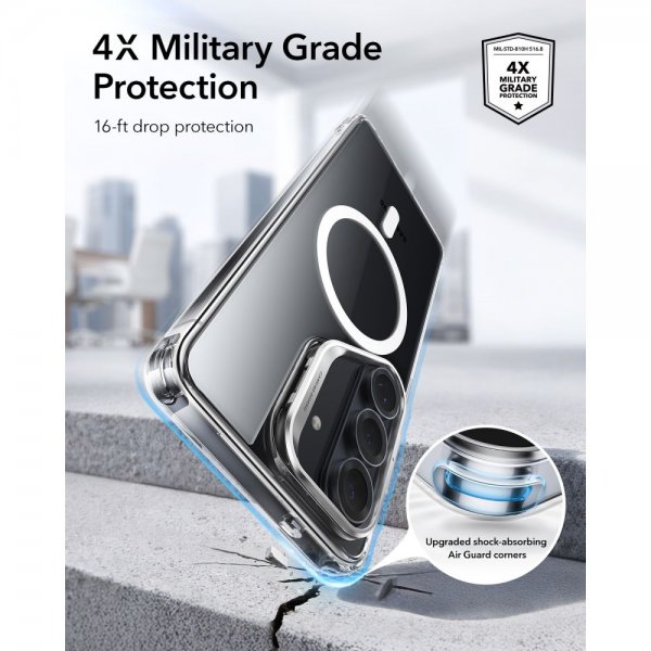 ESR Samsung Galaxy S26 Plus Cover Classic Hybrid Kickstand MagSafe Transparent