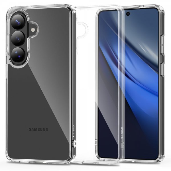 Tech-Protect Samsung Galaxy S26 Cover FlexAir Hybrid Transparent