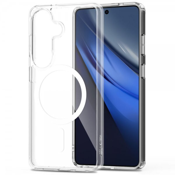 Tech-Protect Samsung Galaxy S26 Plus Cover FlexAir Hybrid MagSafe Transparent
