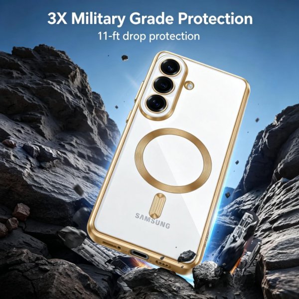 Tech-Protect Samsung Galaxy S26 Plus Cover MagFlex MagSafe Guld