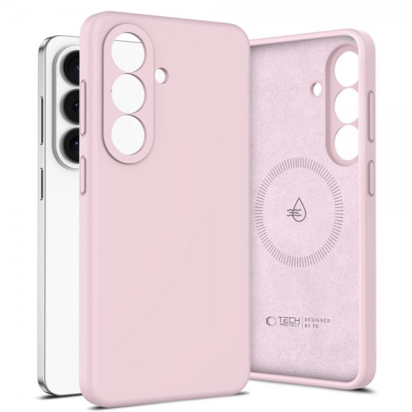 Tech-Protect Samsung Galaxy S26 Cover Silikone MagSafe Rosa