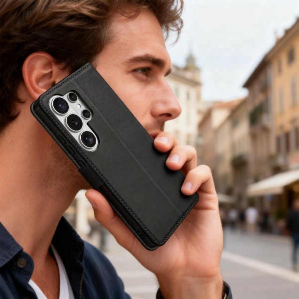 Tech-Protect Samsung Galaxy S26 Ultra Etui Wallet Sort
