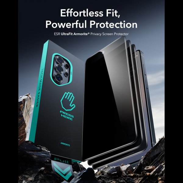 ESR Samsung Galaxy S26 Ultra Skærmbeskytter UltraFit Armorite Privacy