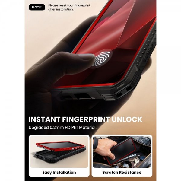 Supcase Samsung Galaxy S26 Ultra Cover ArmorBox MagSafe Rød