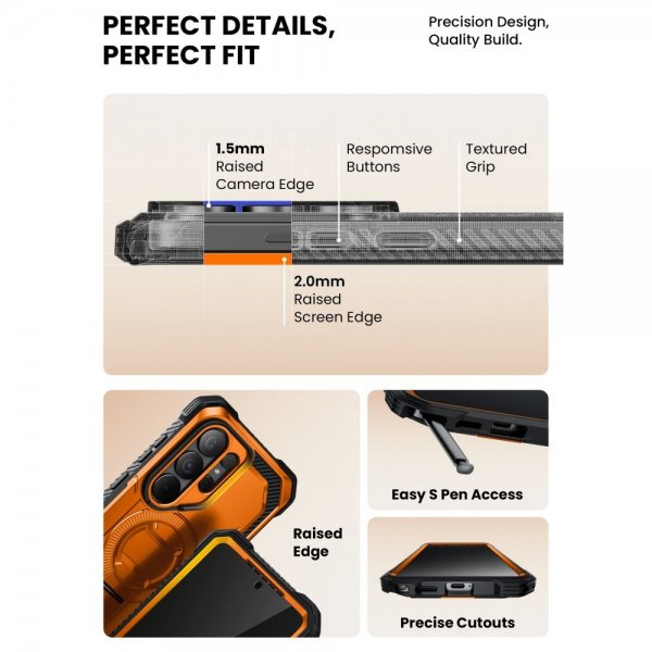 Supcase Samsung Galaxy S26 Ultra Cover ArmorBox MagSafe Orange