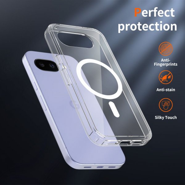 Tech-Protect Google Pixel 10a Cover FlexAir Hybrid MagSafe Transparent