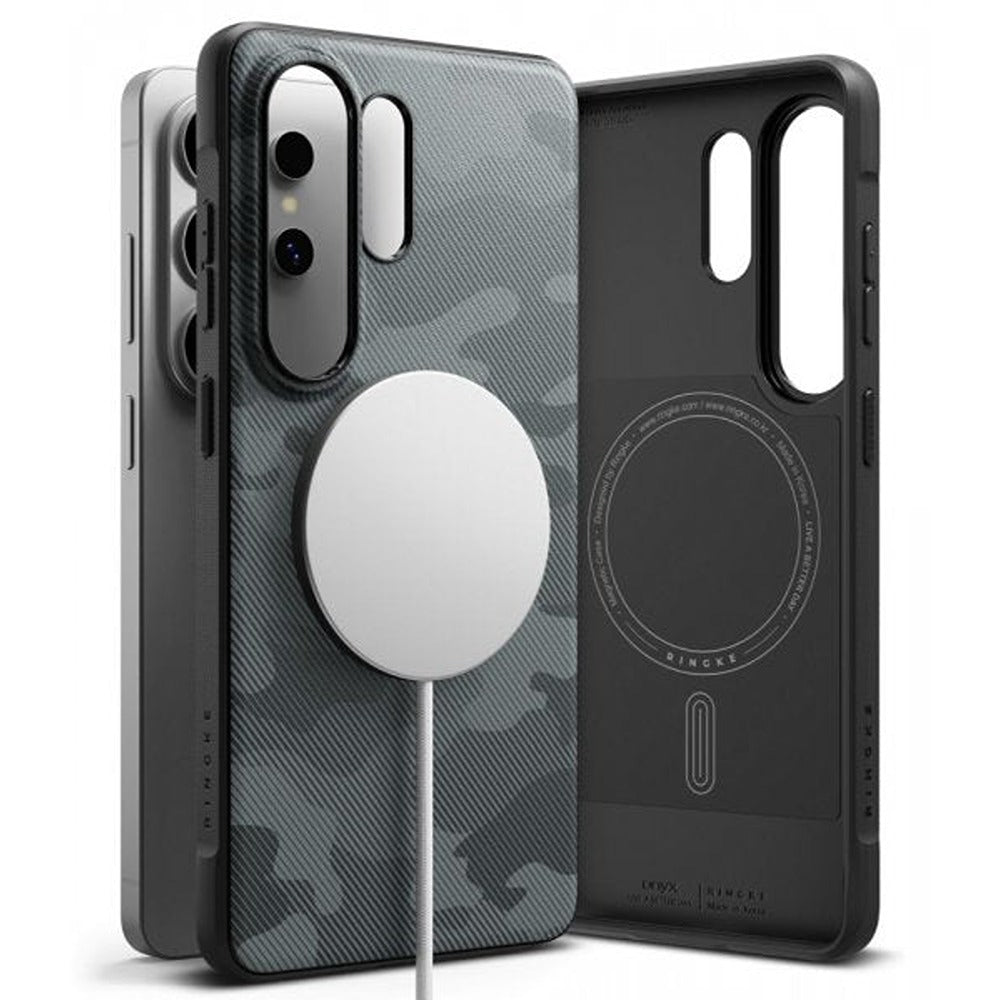 Ringke Samsung Galaxy S26 Ultra Cover Onyx Magnetic Camo Black
