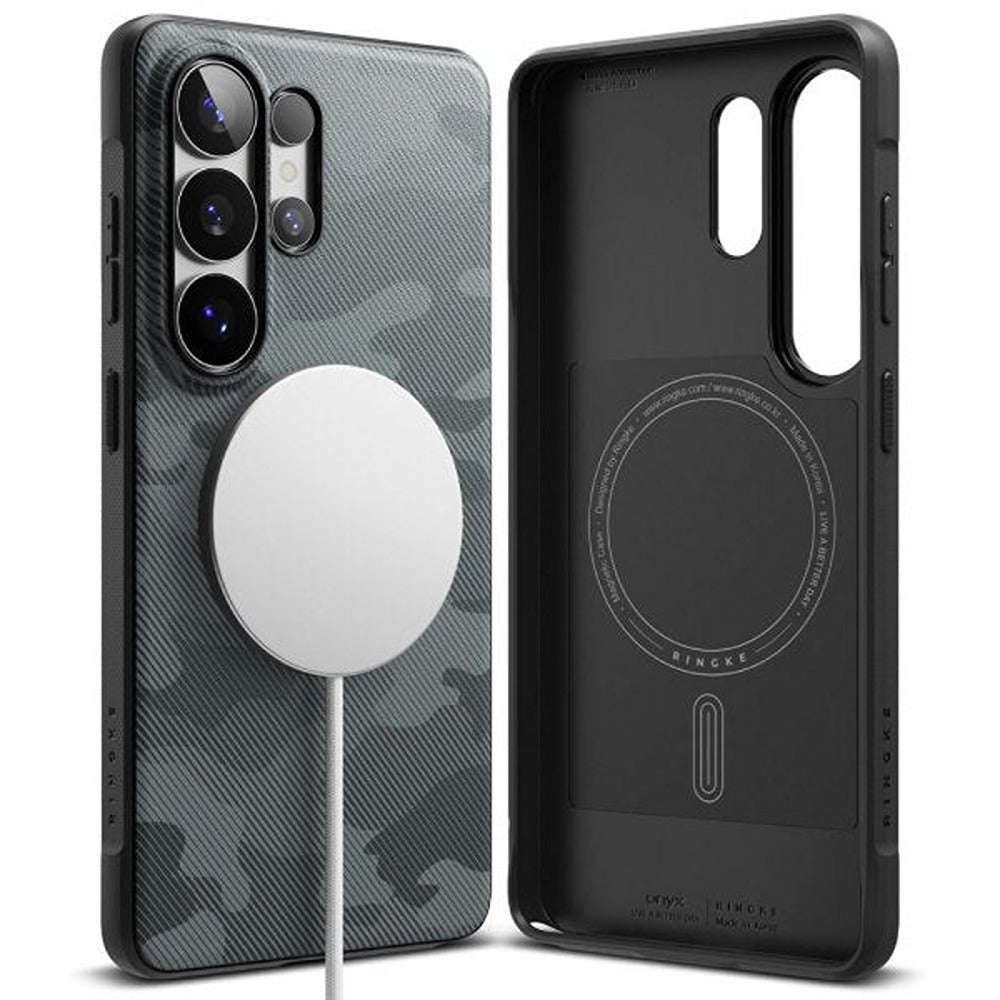 Ringke Samsung Galaxy S26 Ultra Cover Onyx Magnetic Camo Black
