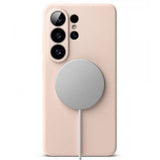Ringke Samsung Galaxy S26 Ultra Cover Silicone Magnetic Pink