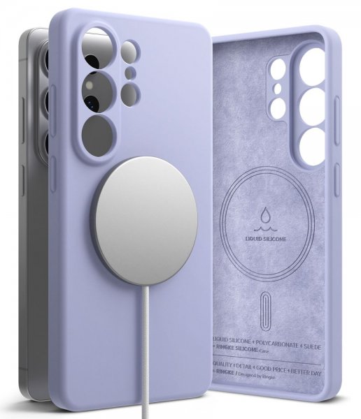 Ringke Samsung Galaxy S26 Ultra Cover Silikone Magnetic Lilla