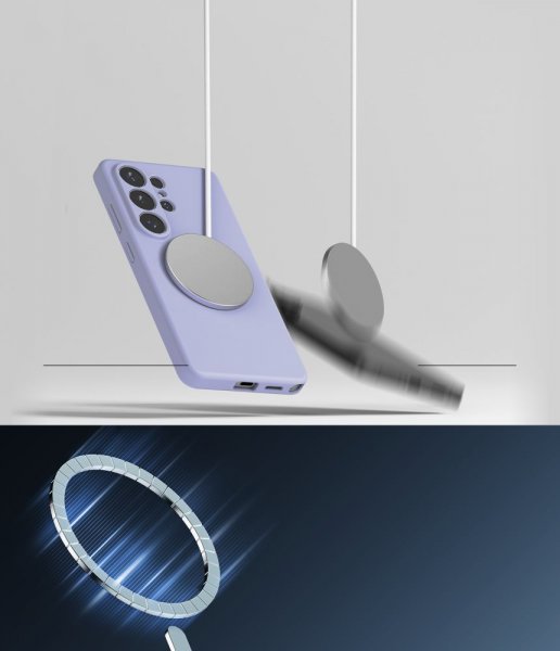 Ringke Samsung Galaxy S26 Ultra Cover Silikone Magnetic Lilla