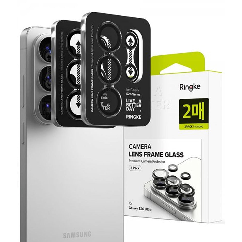 Ringke Samsung Galaxy S26 Ultra Kamerabeskytter Camera Lens Frame 2-pak