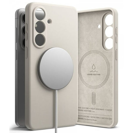 Ringke Samsung Galaxy S26 Plus Cover Silikone Magnetic Beige