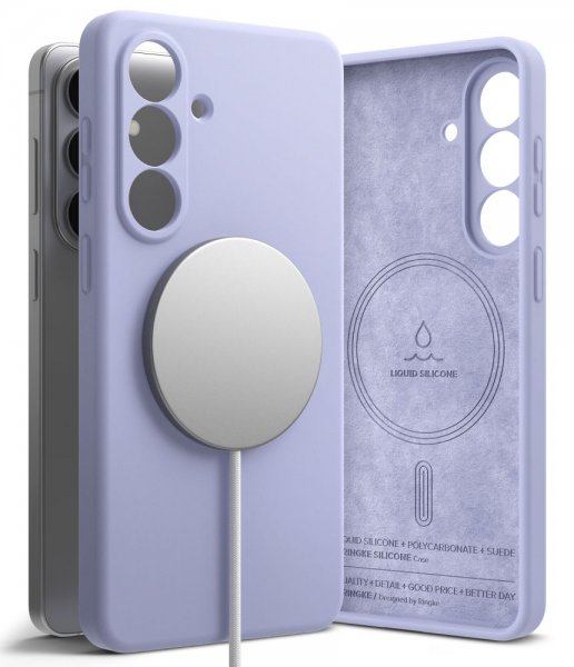 Ringke Samsung Galaxy S26 Plus Cover Silikone Magnetic Lilla